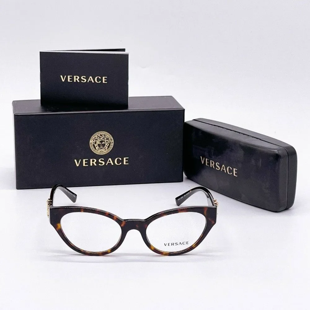 Sale! Versace Havana Cat Eye Women's Eyeglasses